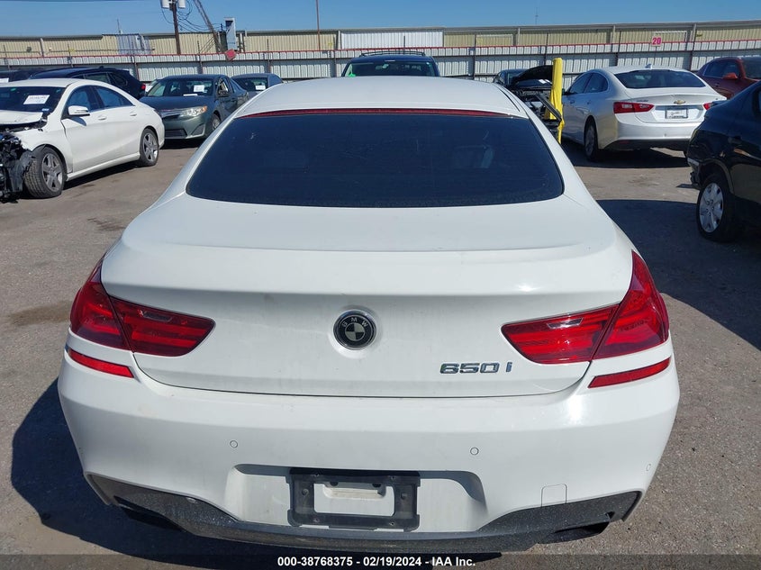 2016 BMW 650I GRAN COUPE - WBA6D4C56GD977043