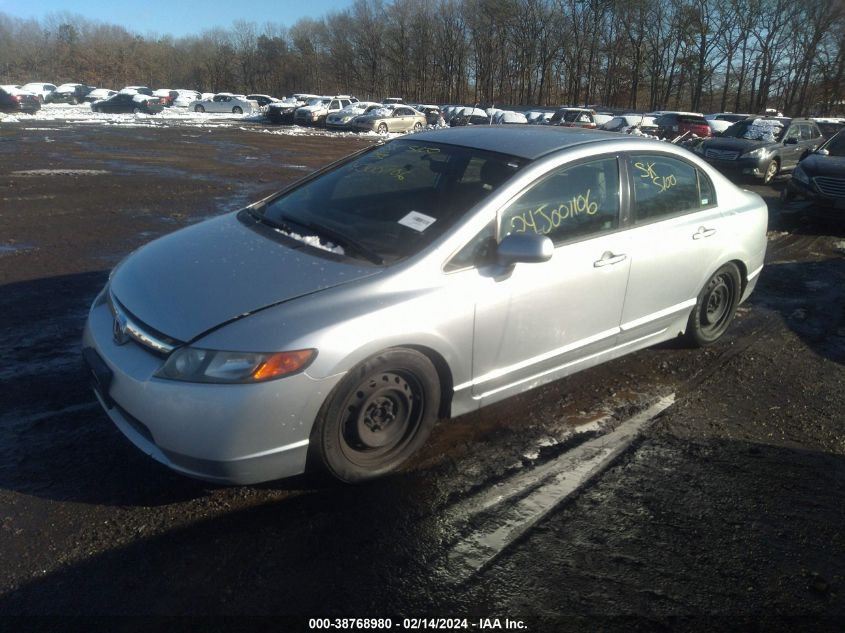 2006 Honda Civic Lx VIN: 2HGFA16546H522166 Lot: 38768980