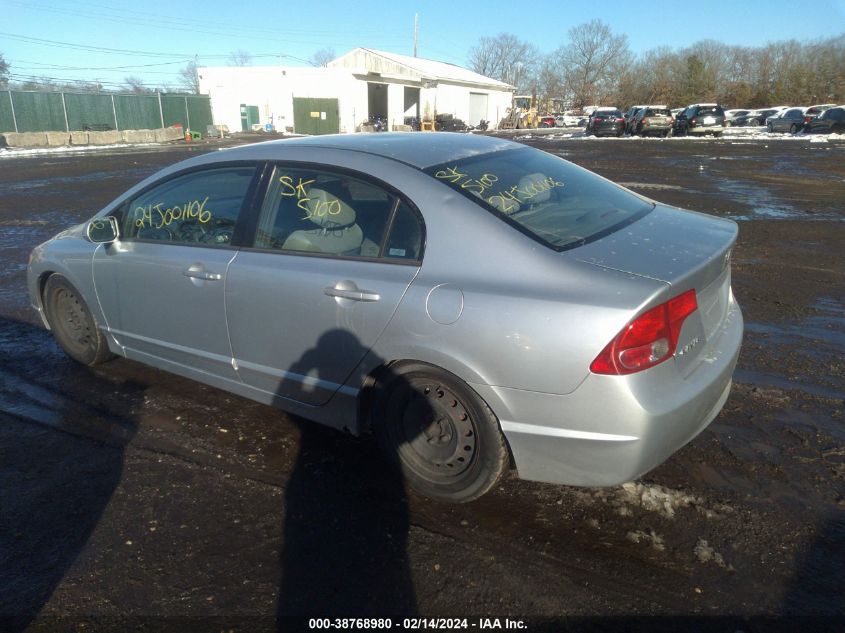 2006 Honda Civic Lx VIN: 2HGFA16546H522166 Lot: 38768980