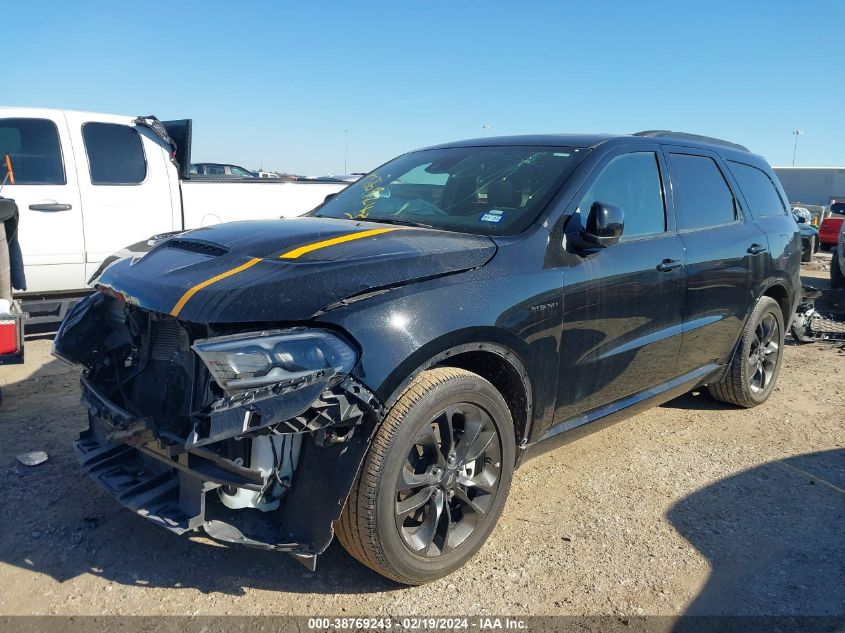 2022 Dodge Durango Orange Sport Rwd VIN: 1C4SDHCT8NC226519 Lot: 38769243