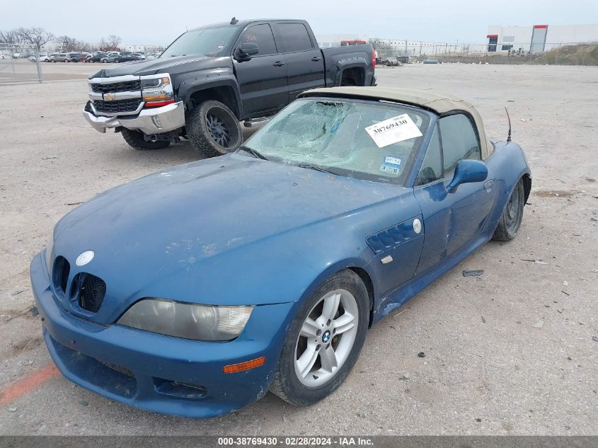 2000 BMW Z3 2.3 VIN: WBACH9349YLM92303 Lot: 38769430