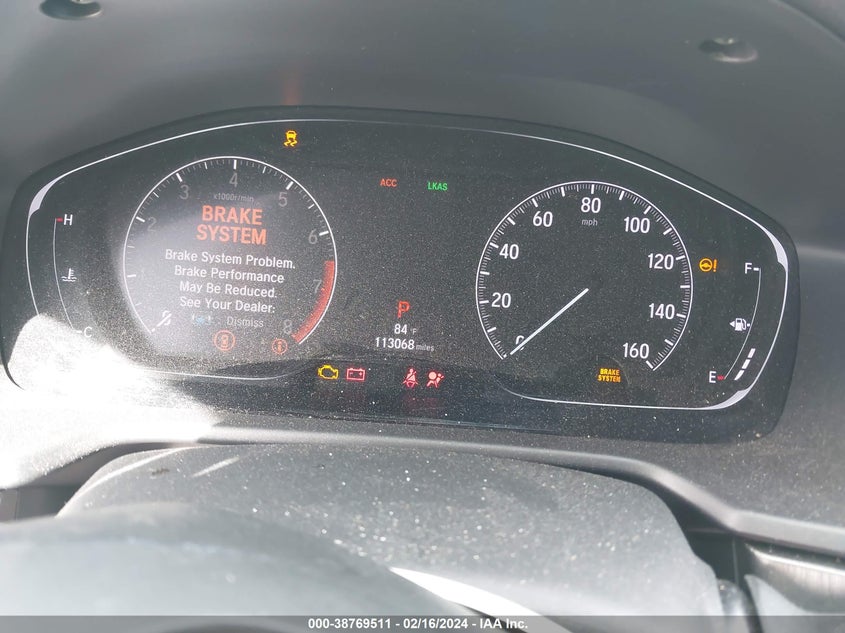 VIN 1HGCV1F10KA173844 2019 HONDA ACCORD LX