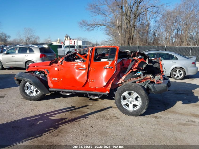 2018 Jeep Wrangler Unlimited Sport S 4X4 VIN: 1C4HJXDGXJW272862 Lot: 38769659