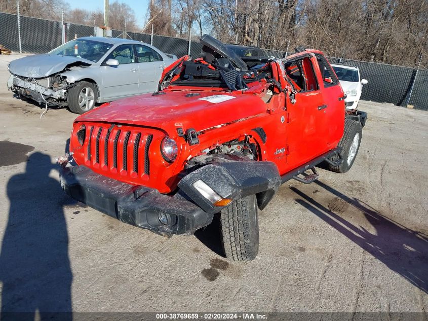 2018 Jeep Wrangler Unlimited Sport S 4X4 VIN: 1C4HJXDGXJW272862 Lot: 38769659