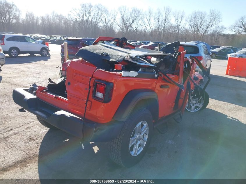 2018 Jeep Wrangler Unlimited Sport S 4X4 VIN: 1C4HJXDGXJW272862 Lot: 38769659