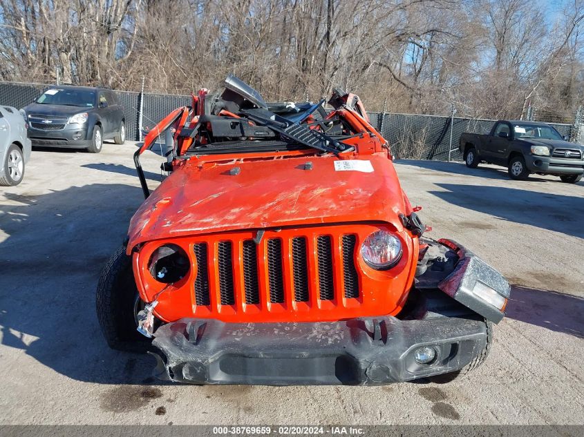 2018 Jeep Wrangler Unlimited Sport S 4X4 VIN: 1C4HJXDGXJW272862 Lot: 38769659