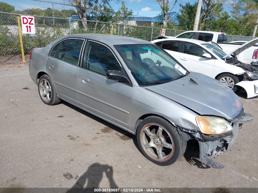 2003 Honda Civic Lx VIN: 2HGES16503H510682 Lot: 38769697