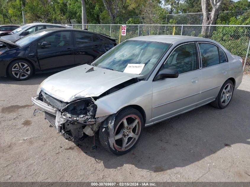 2003 Honda Civic Lx VIN: 2HGES16503H510682 Lot: 38769697