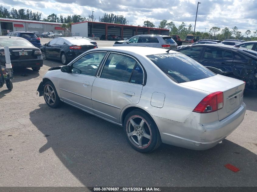 2003 Honda Civic Lx VIN: 2HGES16503H510682 Lot: 38769697