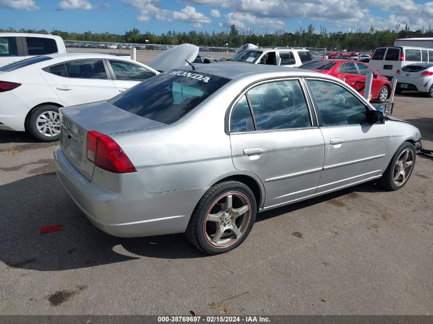 2003 Honda Civic Lx VIN: 2HGES16503H510682 Lot: 38769697