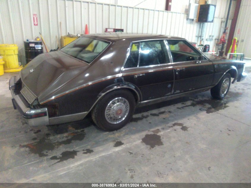 1G6AS6982EE803691 1984 Cadillac Seville