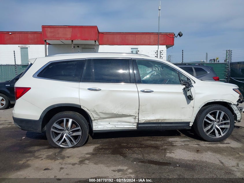 2018 HONDA PILOT ELITE - 5FNYF6H04JB018917
