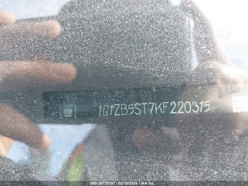 2019 CHEVROLET MALIBU 1LS - 1G1ZB5ST7KF220315