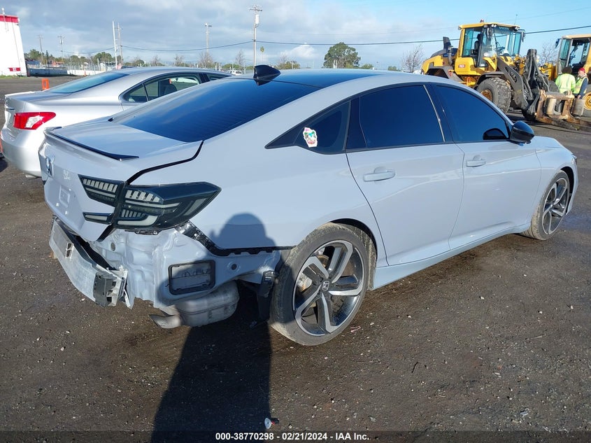 VIN 1HGCV1F33MA010481 2021 HONDA ACCORD SPORT