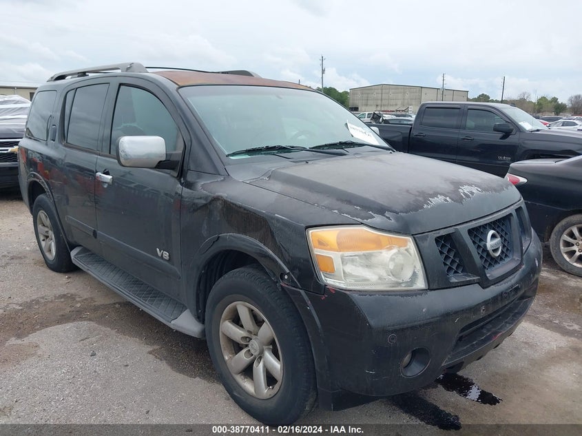 2008 Nissan Armada Se VIN: 5N1AA08D28N618049 Lot: 38770411