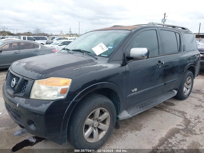 2008 Nissan Armada Se VIN: 5N1AA08D28N618049 Lot: 38770411