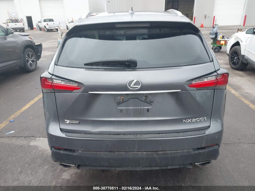 JTJBARBZ3G2081951 2016 Lexus Nx 200T F Sport