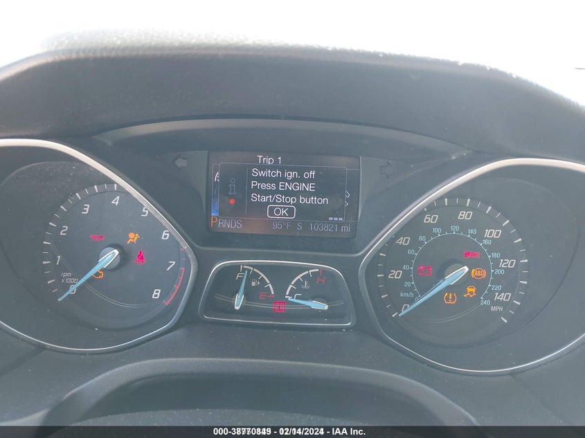 2013 FORD FOCUS TITANIUM - 1FADP3J22DL112484