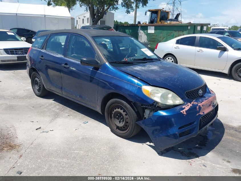 2003 Toyota Matrix Std VIN: 2T1KR32E83C122995 Lot: 38770930