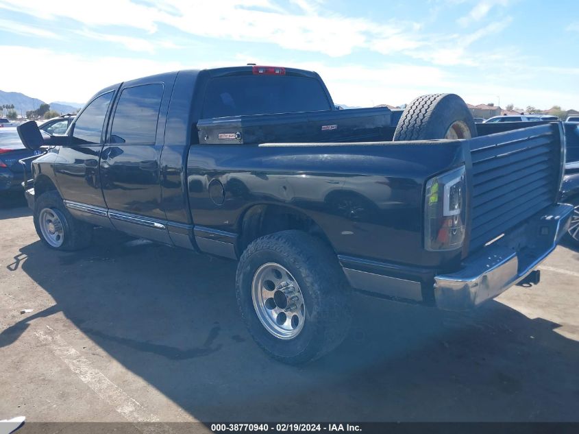 2007 Dodge Ram 2500 Slt VIN: 3D7KS29C97G706231 Lot: 38770940