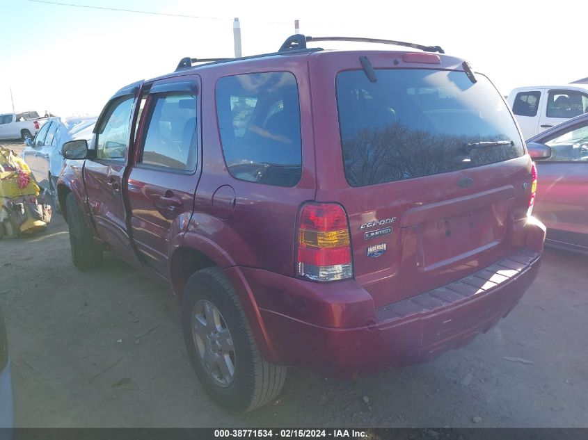 2007 Ford Escape Limited VIN: 1FMYU94167KA10086 Lot: 38771534