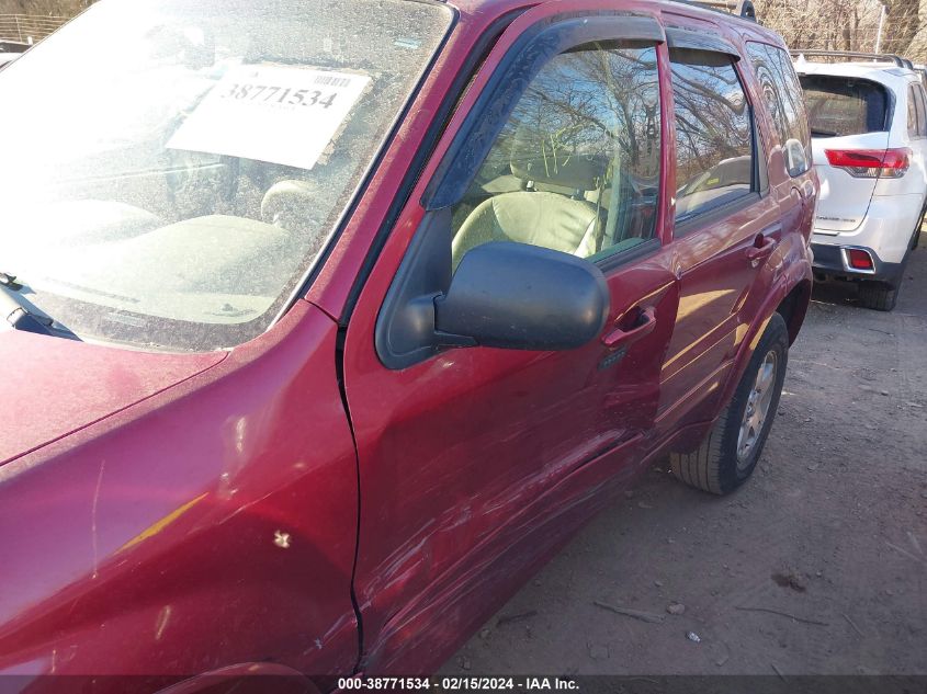 2007 Ford Escape Limited VIN: 1FMYU94167KA10086 Lot: 38771534