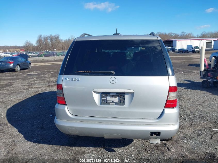 2001 Mercedes-Benz Ml 320 VIN: 4JGAB54E41A232075 Lot: 38771929