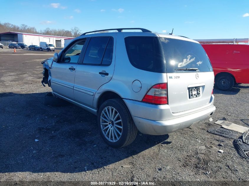 2001 Mercedes-Benz Ml 320 VIN: 4JGAB54E41A232075 Lot: 38771929