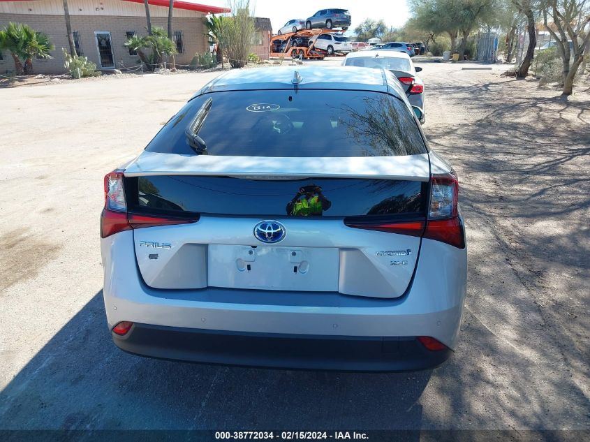 2019 Toyota Prius Xle VIN: JTDKARFU2K3098860 Lot: 40637046