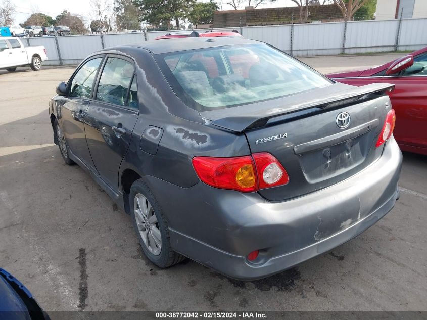 2009 Toyota Corolla S VIN: 1NXBU40EX9Z121037 Lot: 38772042