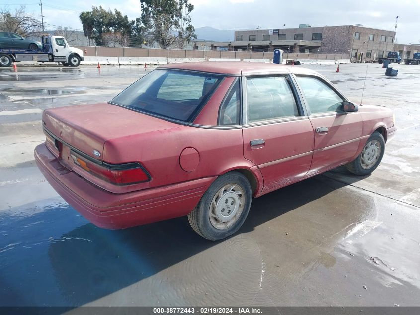 1992 Ford Tempo Gl VIN: 2FAPP36X1NB175532 Lot: 38772443