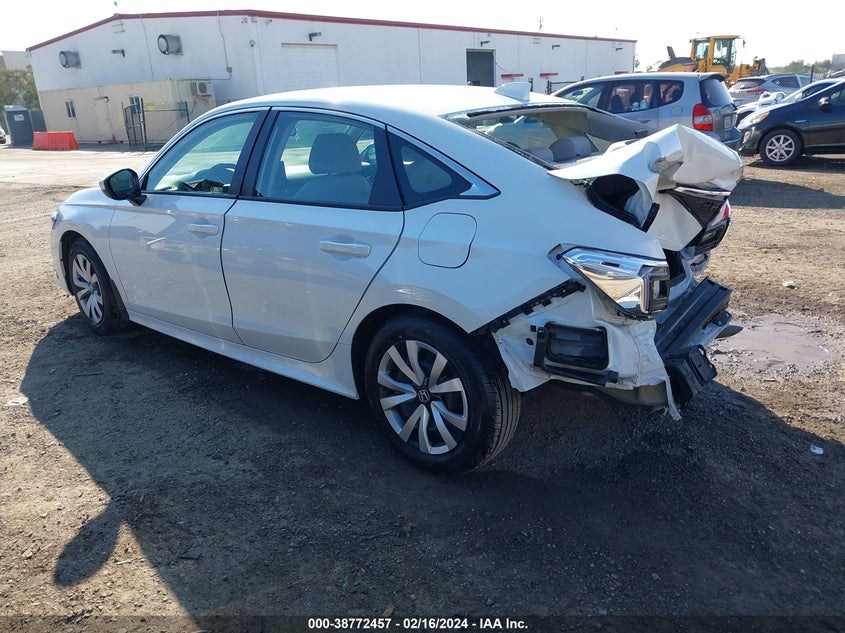2022 HONDA CIVIC 2.0L I4   N(VIN: 2HGFE2F27NH582439