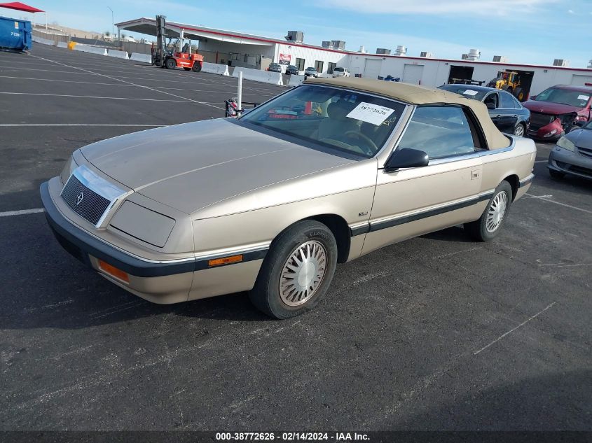 1992 Chrysler Lebaron Lx VIN: 1C3XU5531NF175787 Lot: 38772626