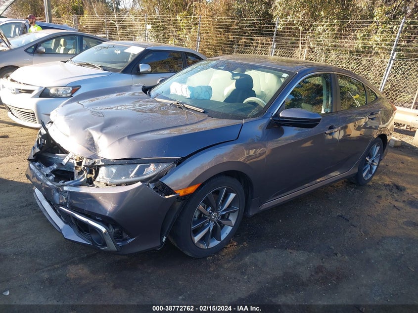 VIN 2HGFC1F30KH651296 2019 HONDA CIVIC EX