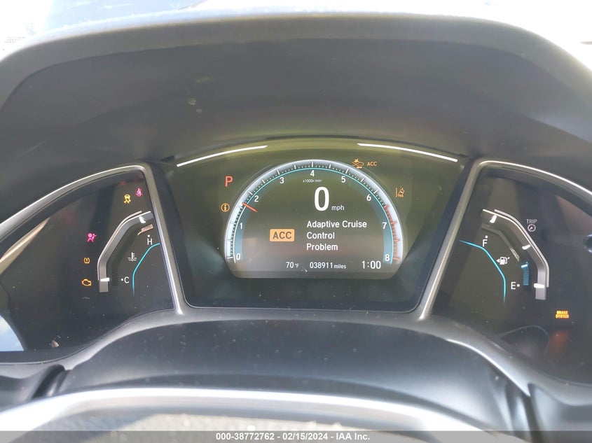 VIN 2HGFC1F30KH651296 2019 HONDA CIVIC EX