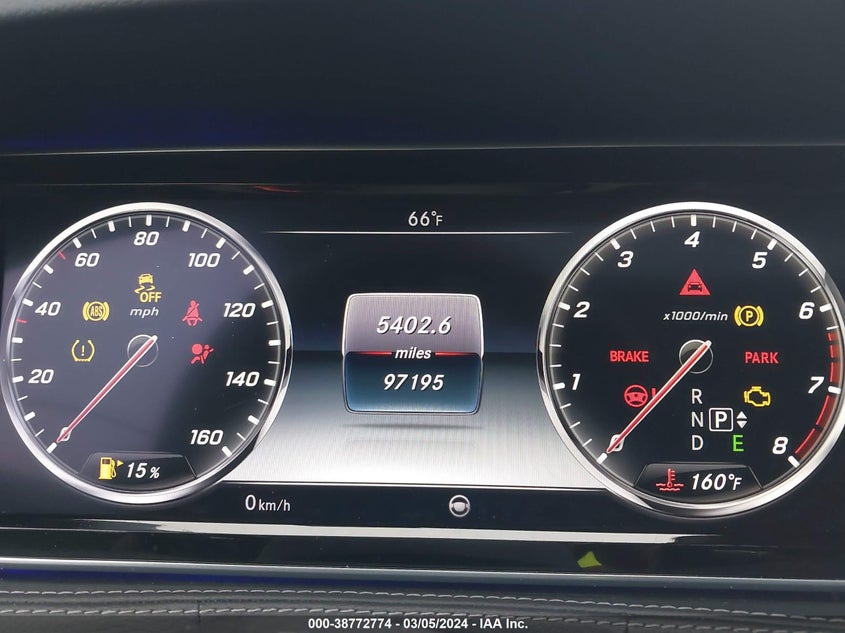 2015 MERCEDES-BENZ S 550 4MATIC WDDUG8FB9FA185100