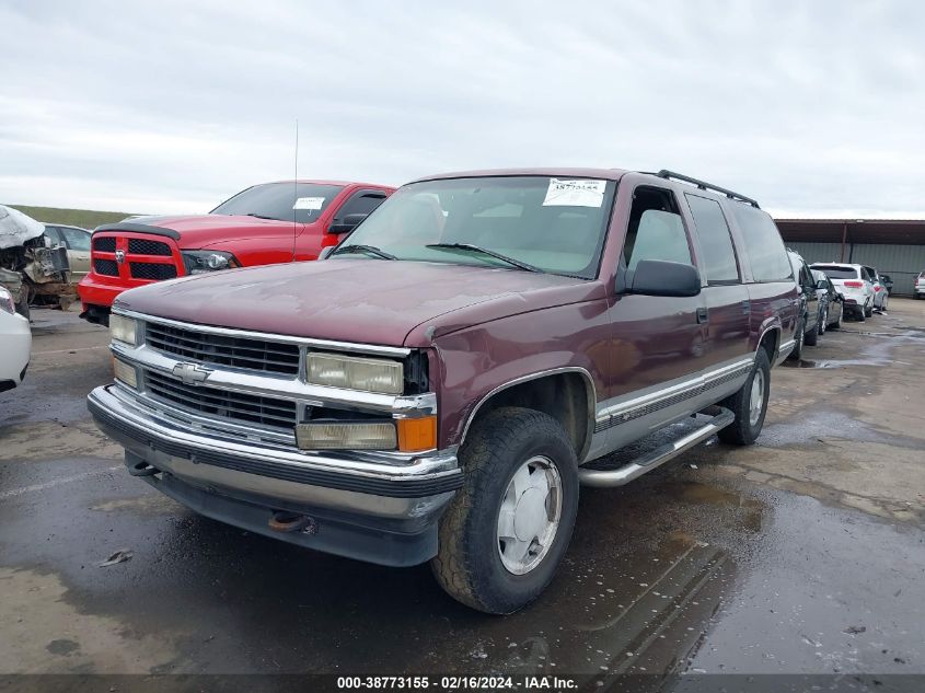 1997 Chevrolet Suburban K1500 VIN: 3GNFK16R8VG183268 Lot: 38773155