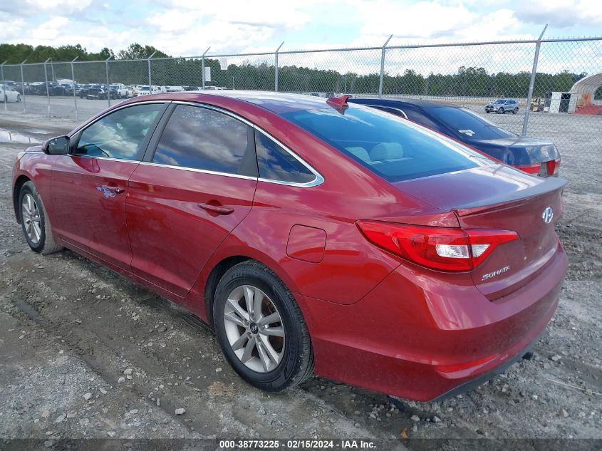 2016 Hyundai Sonata VIN: 5NPE24AF3GH407401 Lot: 38773225