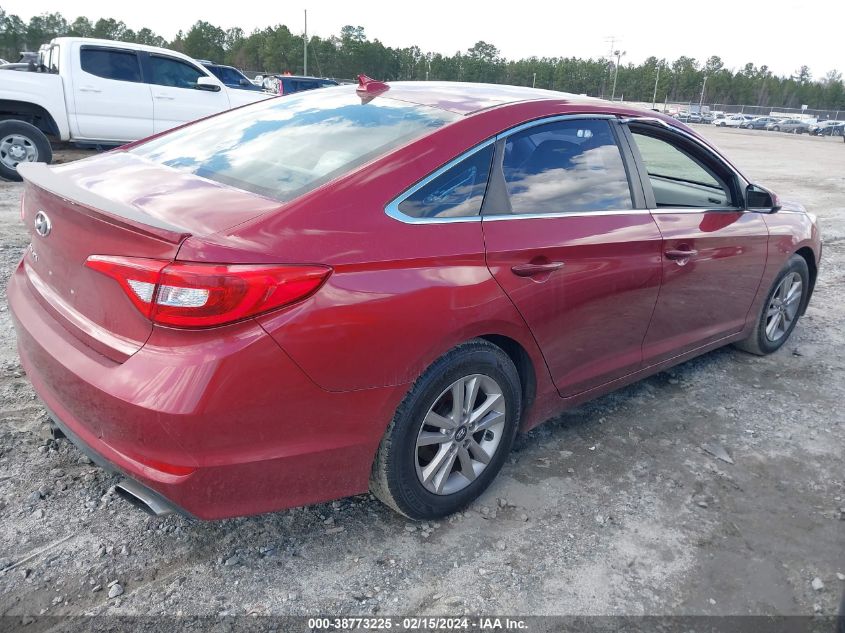 2016 HYUNDAI SONATA SE/SPORT - 5NPE24AF3G8407401