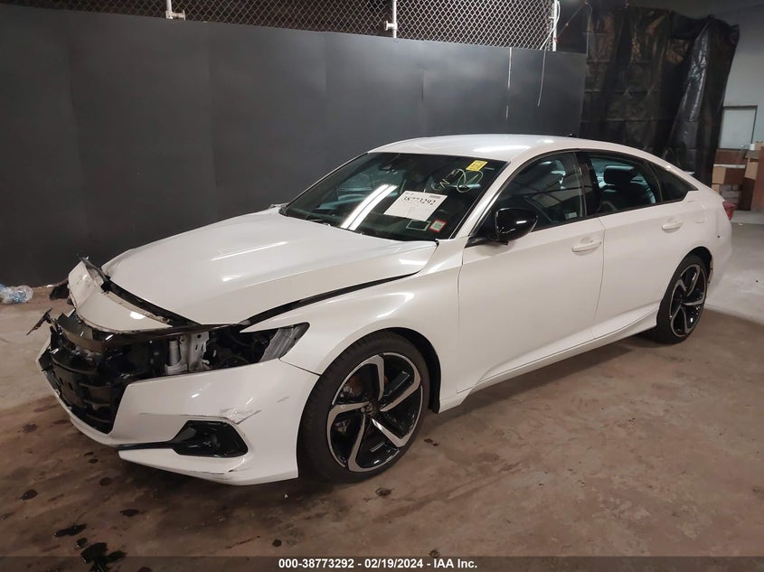 VIN 1HGCV1F3XMA116846 2021 HONDA ACCORD SPORT
