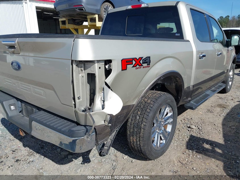 VIN 1FTEW1E58JFC09841 2018 FORD F-150 LARIAT