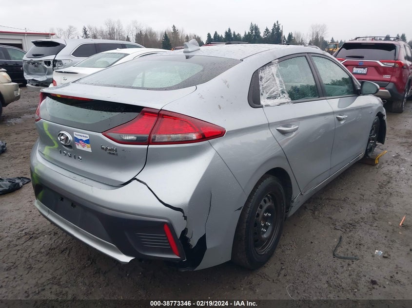 2020 Hyundai Ioniq Hybrid Blue VIN: KMHC65LC4LU235492 Lot: 38773346