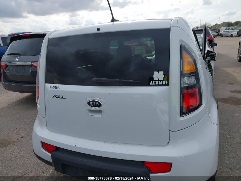 2010 Kia Soul + VIN: KNDJT2A27A7164197 Lot: 38773376