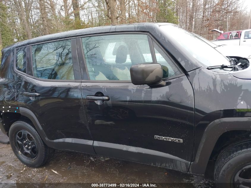 2016 Jeep Renegade Sport VIN: ZACCJBAT6GPD10740 Lot: 38773499