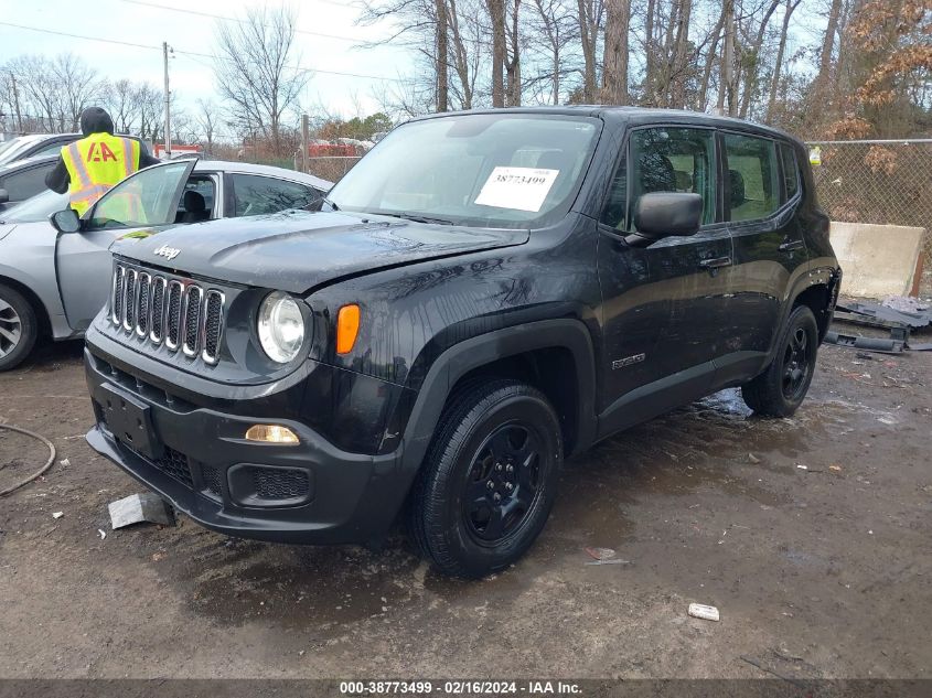 2016 Jeep Renegade Sport VIN: ZACCJBAT6GPD10740 Lot: 38773499