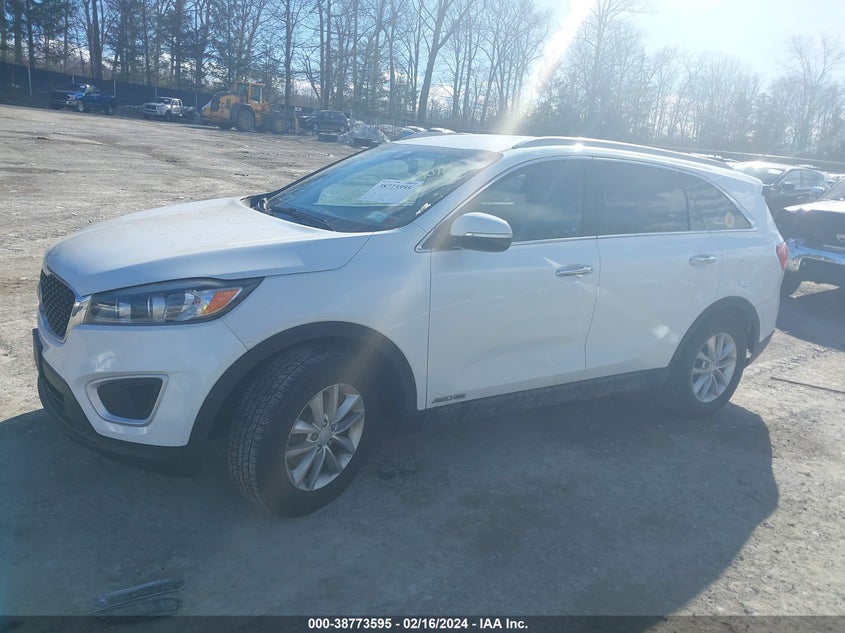 VIN 5XYPGDA55HG199824 2017 KIA SORENTO 3.3L LX