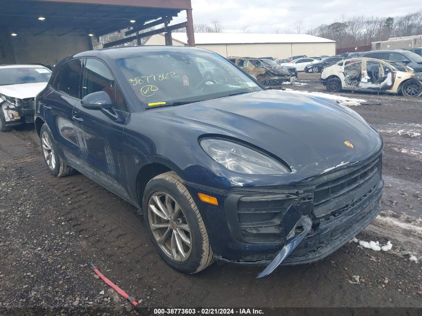 2022 Porsche Macan VIN: WP1AA2A53NLB02842 Lot: 38773603