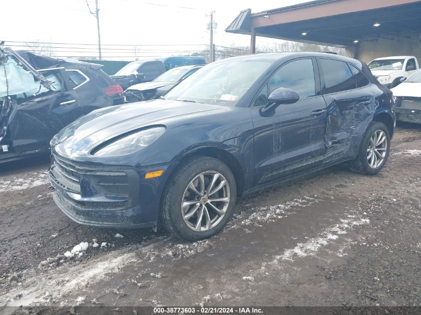 2022 Porsche Macan VIN: WP1AA2A53NLB02842 Lot: 38773603