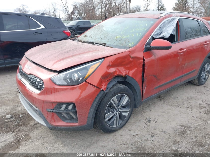 2022 KIA NIRO 1.6L I4   N(VIN: KNDCB3LC8N5502585