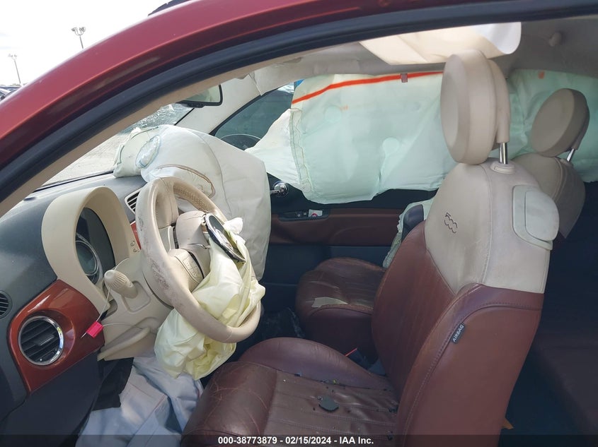 2012 Fiat 500 Lounge VIN: 3C3CFFCR5CT111504 Lot: 38773879